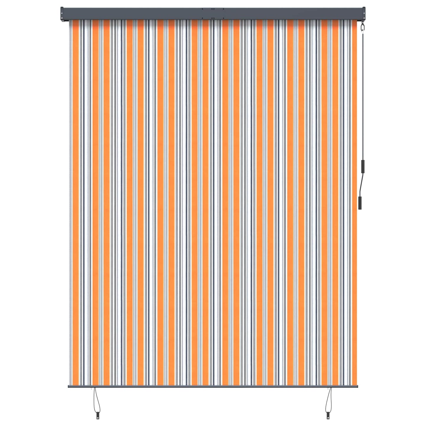 Rollo Gelb und Blau 200 x 250 cm Stoff und Aluminium