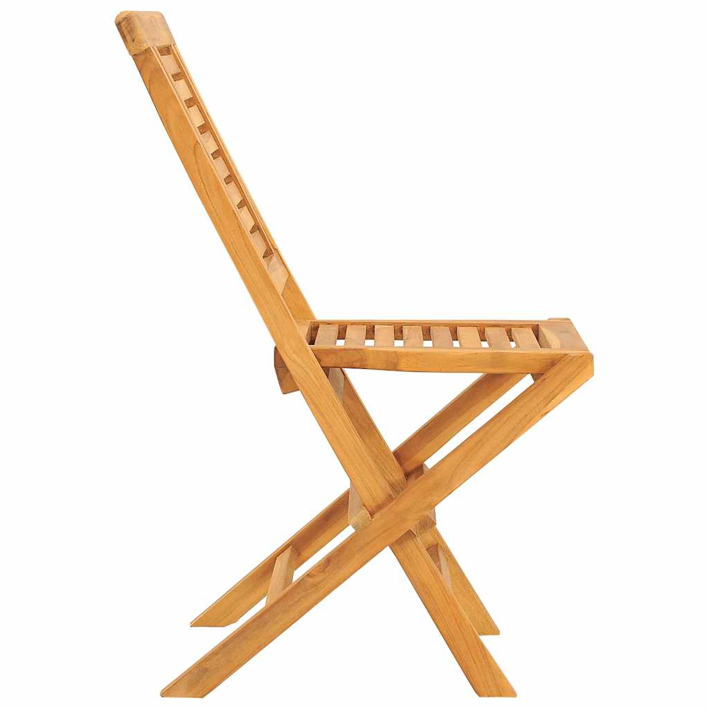 Gartenstühle 4 Stk. Klappbar 47x63x90 cm Massivholz Teak