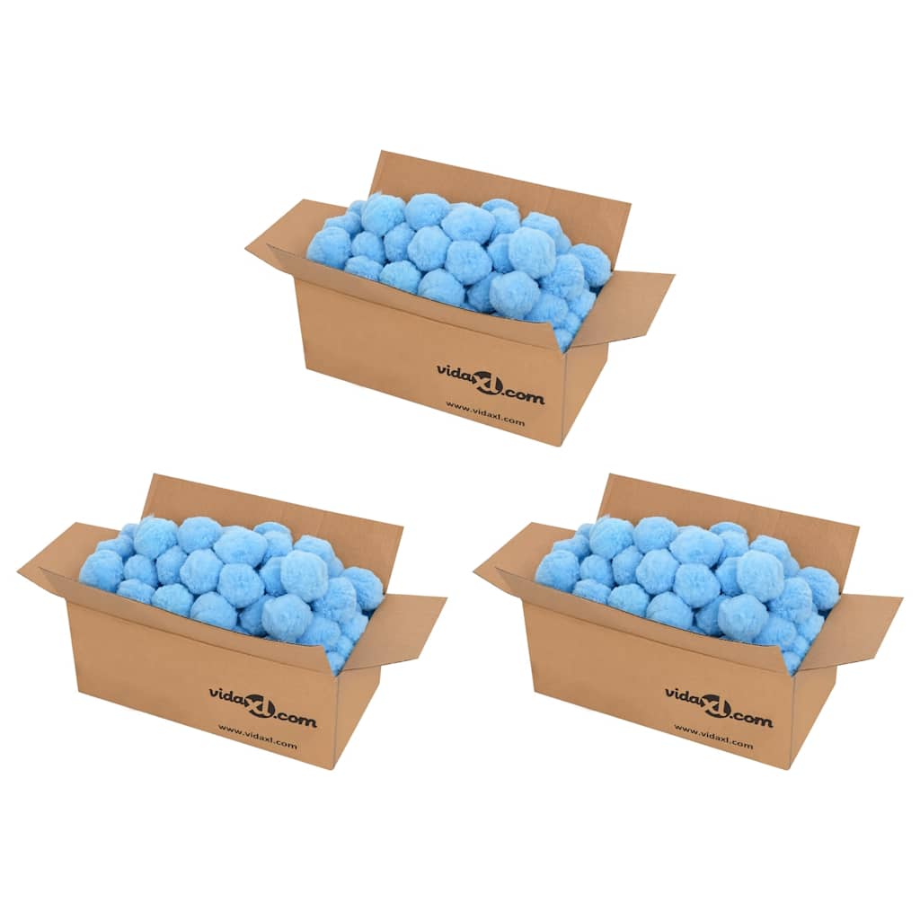 Pool-Filterbälle Antibakteriell Blau 2100 g Polyethylen