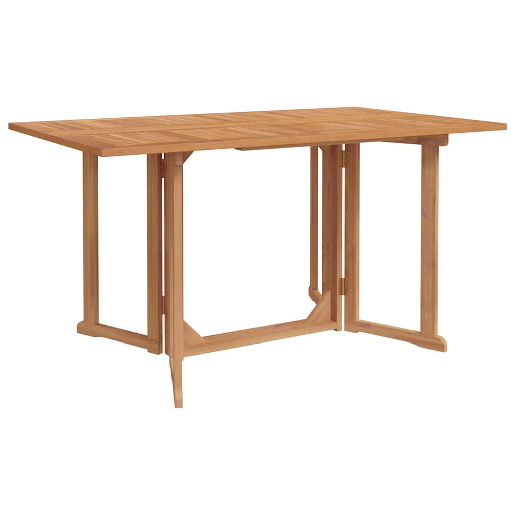Garten Essgruppe 7 stk. Braun Massivholz Teak