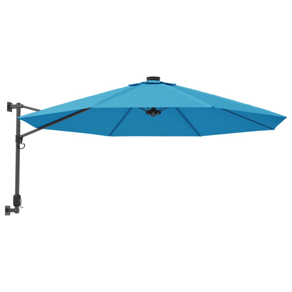 Parasol mural bleu mer 290 cm