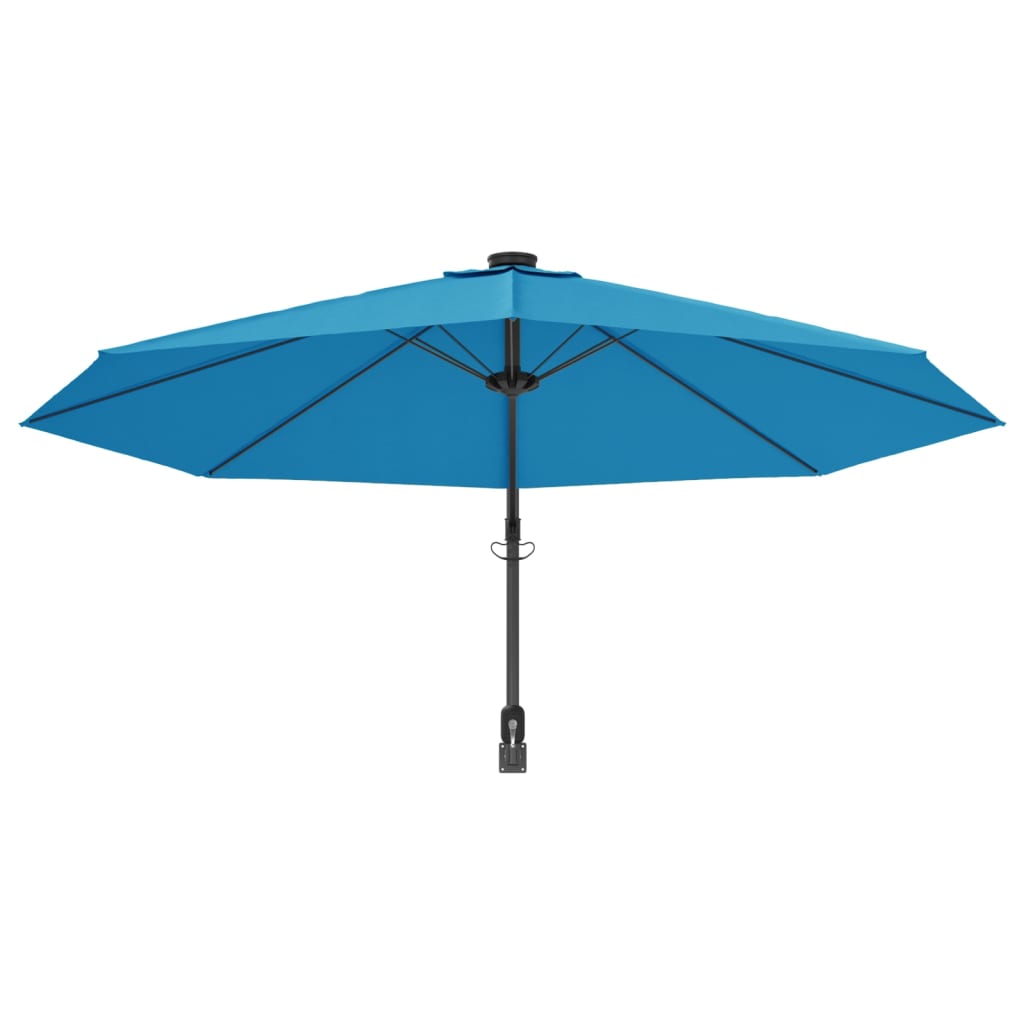 Parasol mural bleu mer 290 cm