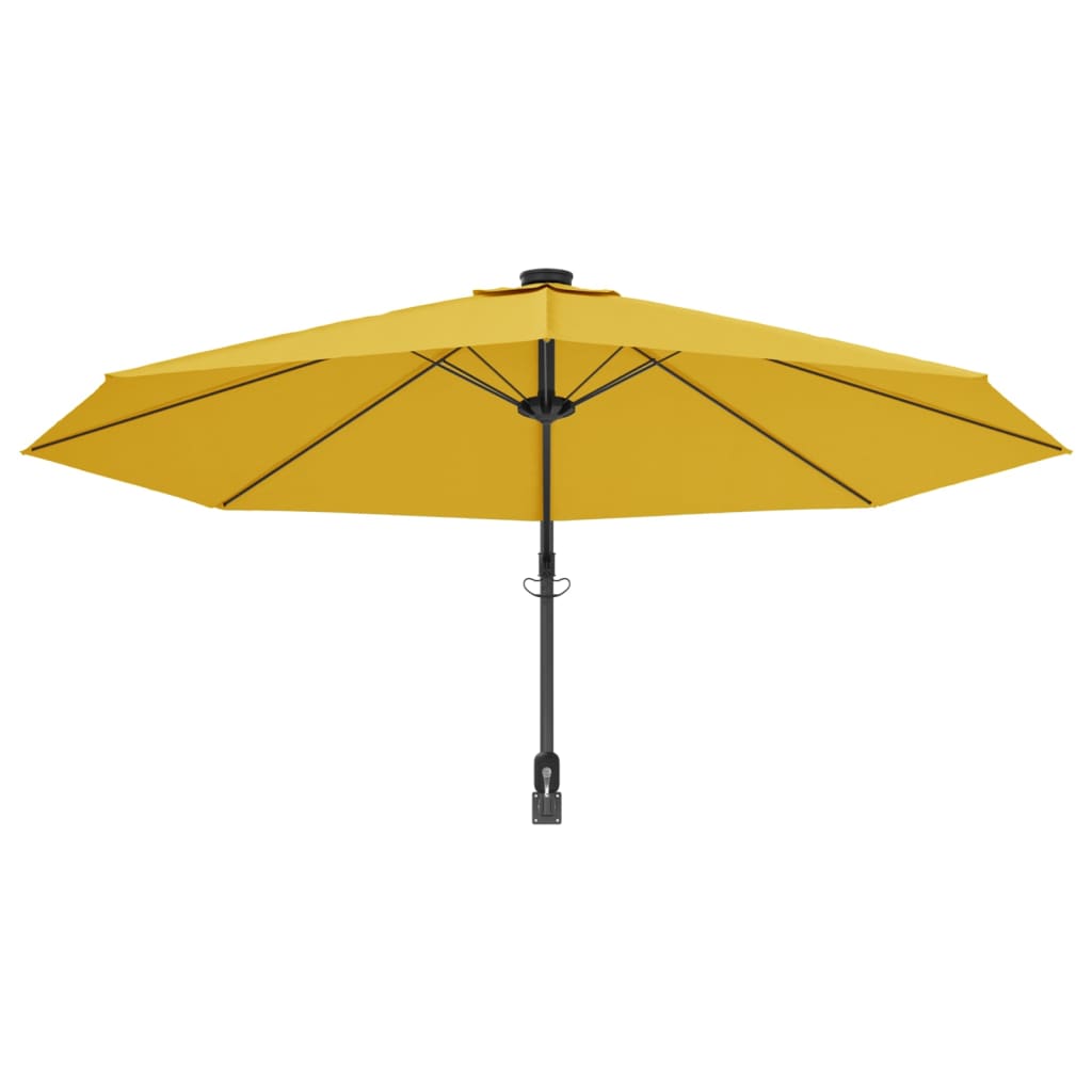 Parasol mural jaune 290 cm