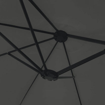 Doppelsonnenschirm Anthrazit 449x265 cm