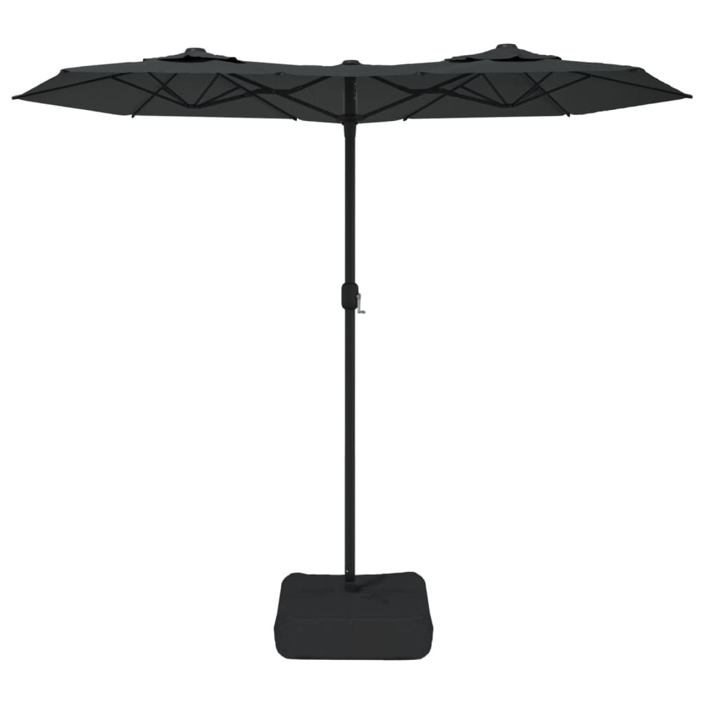 Parasol double anthracite 316x240 cm