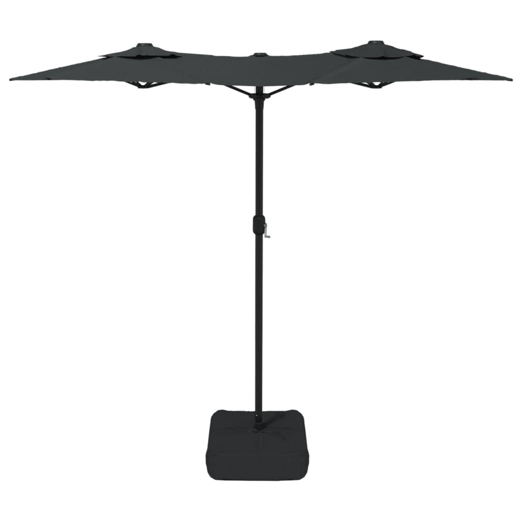 Parasol double anthracite 316x240 cm