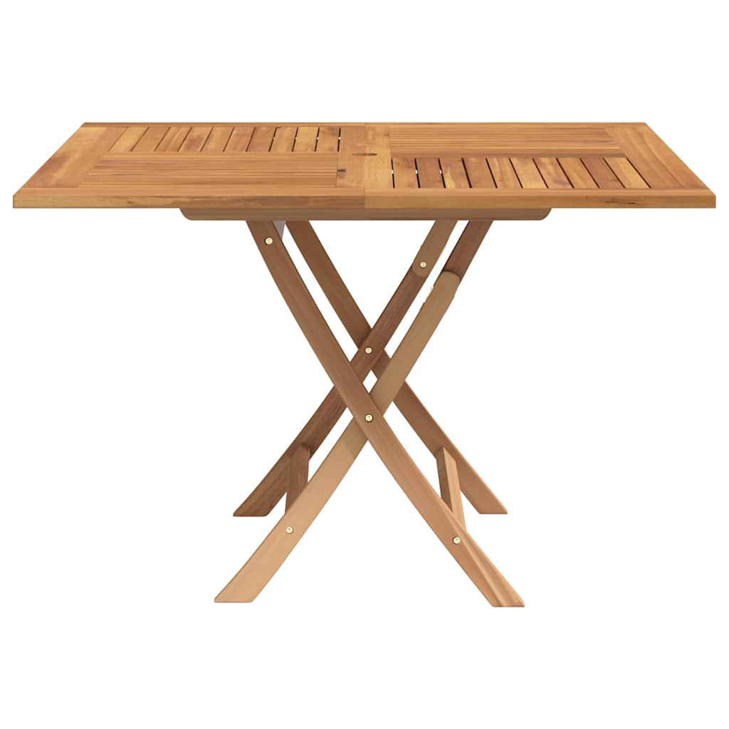 Gartentisch Klappbar 110x110x75 cm Massivholz Teak