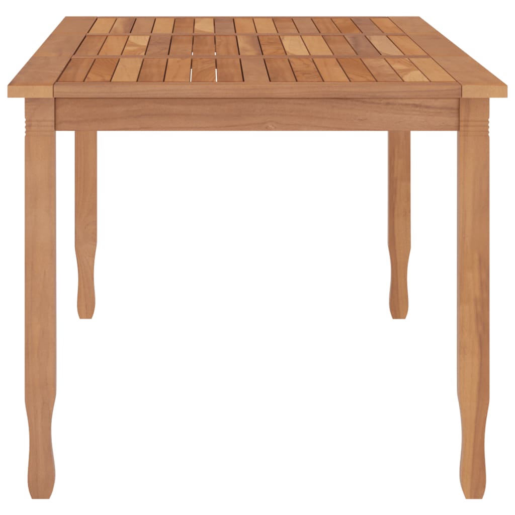 Table à manger de jardin 200x90x75 cm en bois de teck massif