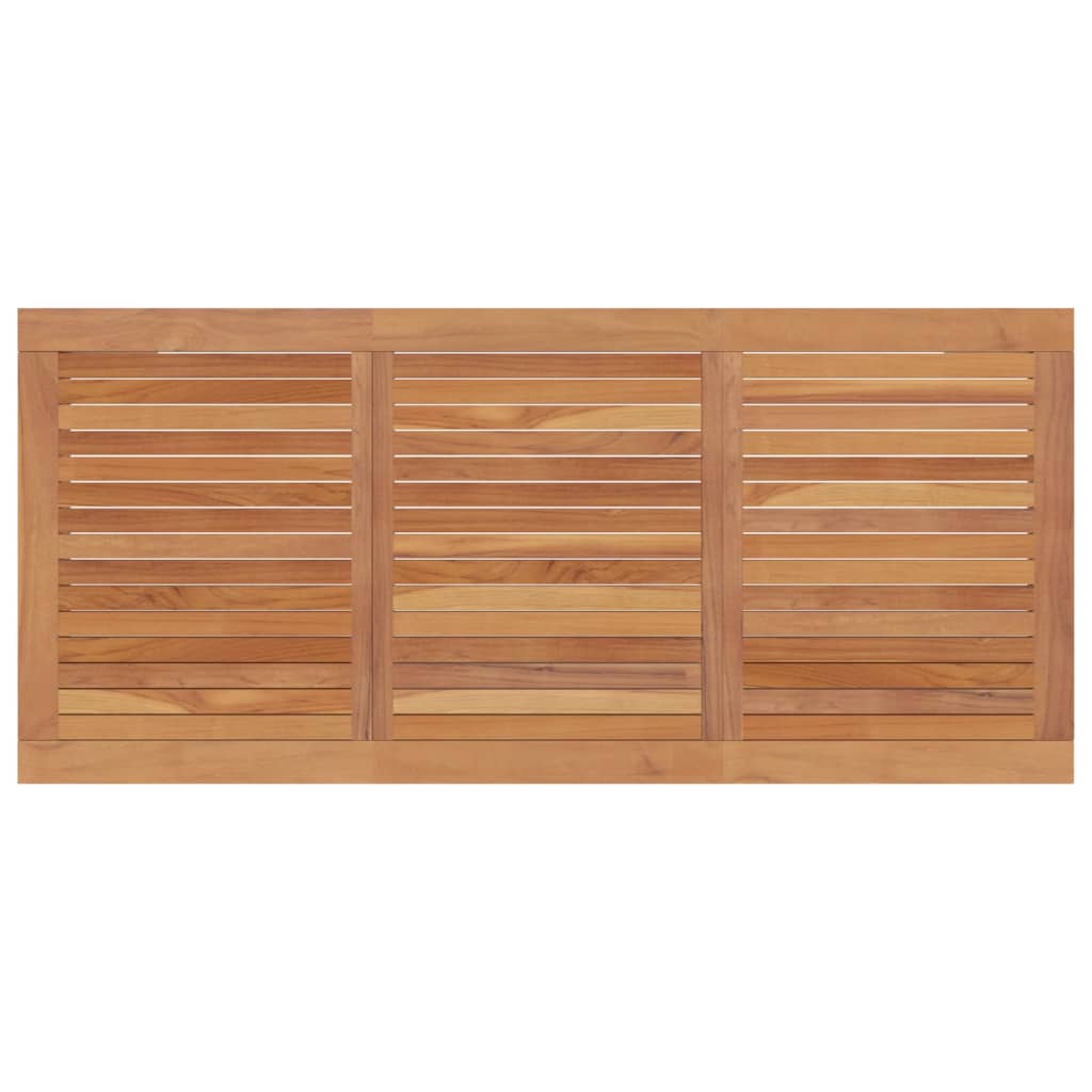 Table à manger de jardin 200x90x75 cm en bois de teck massif
