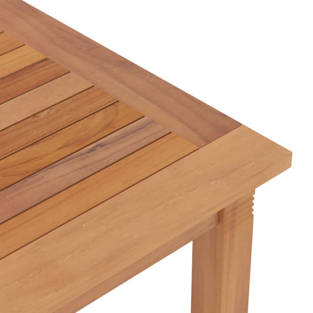 Table à manger de jardin 200x90x75 cm en bois de teck massif
