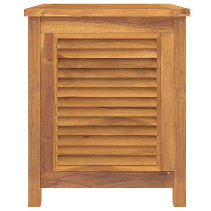 Gartenbox mit Beutel 60x50x58 cm Massivholz Teak