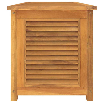 Gartenbox mit Beutel 150x50x55 cm Massivholz Teak