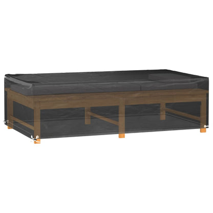 Gartenmöbel-Abdeckung 8 Ösen 125x70x35 cm Rechteckig