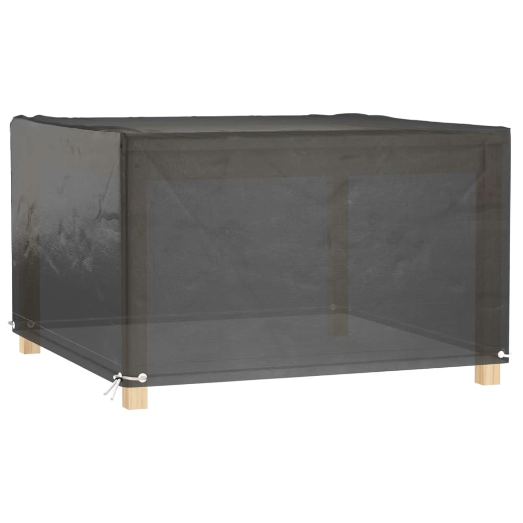 Gartenmöbel-Abdeckung 8 Ösen 132x132x80 cm Quadratisch