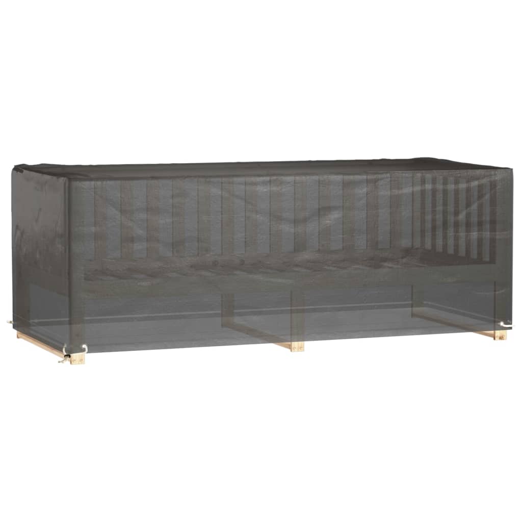 Gartenmöbel-Abdeckung 8 Ösen 192x82x65 cm Rechteckig
