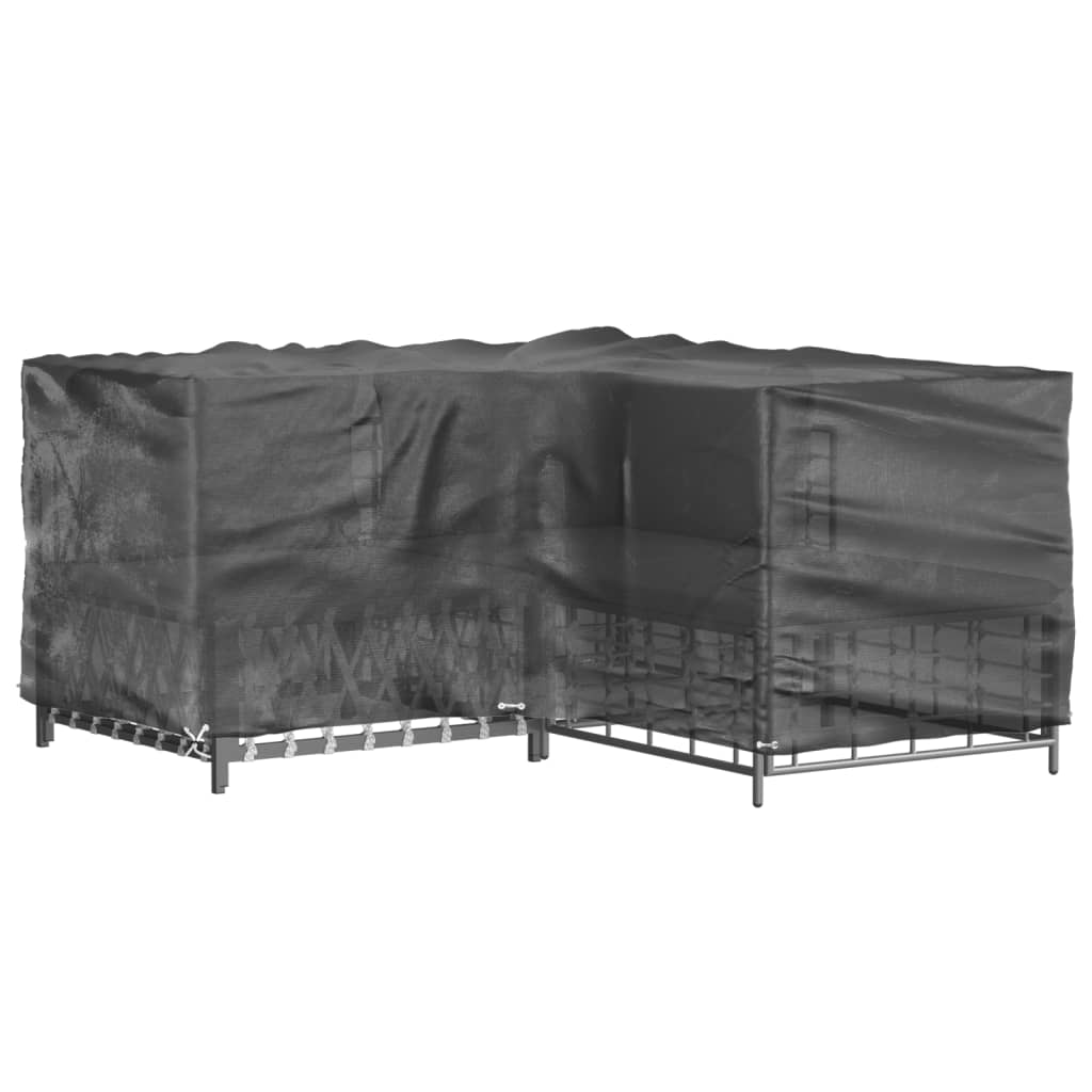 Gartenmöbel-Abdeckung in L-Form 16 Ösen 215x215x90 cm