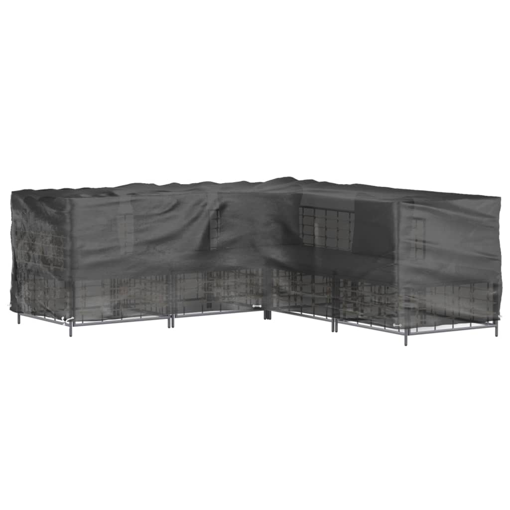 Gartenmöbel-Abdeckung in L-Form 20 Ösen 300x300x70 cm