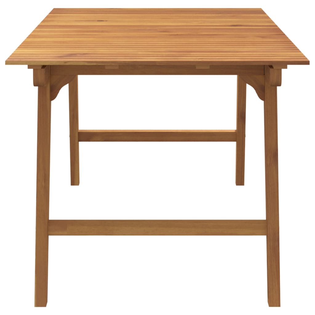 Gartentisch 150x90x75 cm Massivholz Akazie