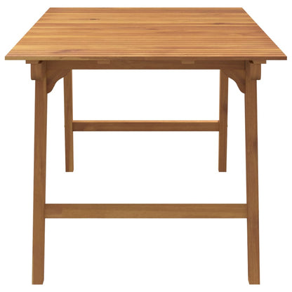 Gartentisch 150x90x75 cm Massivholz Akazie