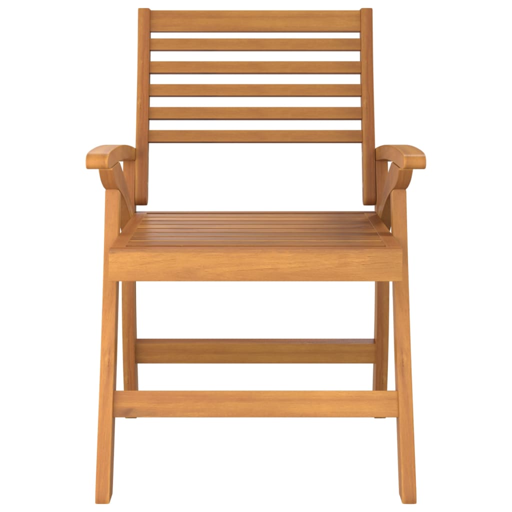 Gartenstühle 2 Stk. 58x58x87 cm Massivholz Akazie
