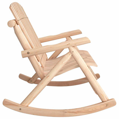 Garten-Schaukelbank 2-Sitzer 123x96x102 cm Massivholz Fichte