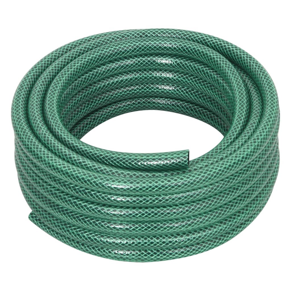 Gartenschlauch mit Kupplung-Set Grün 0,5" 30 m PVC