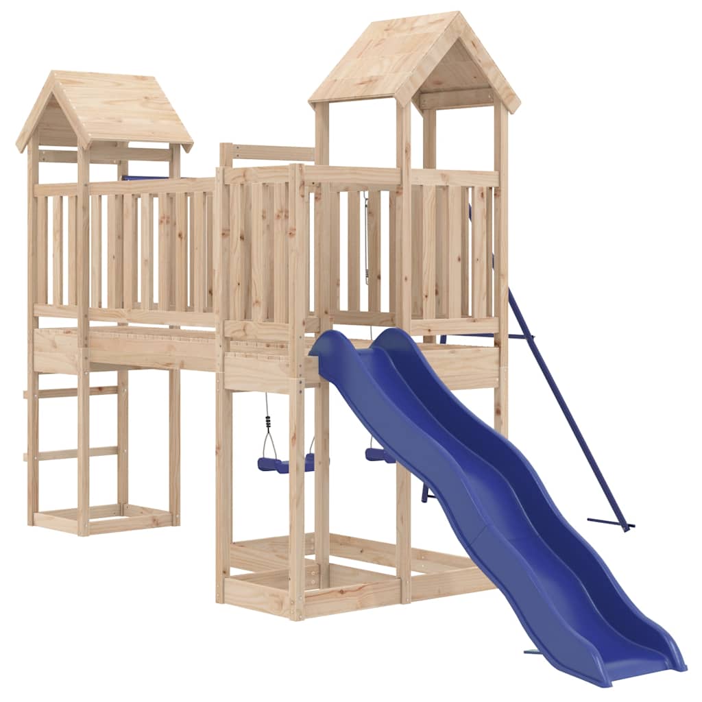 Spielturm Massivholz Kiefer