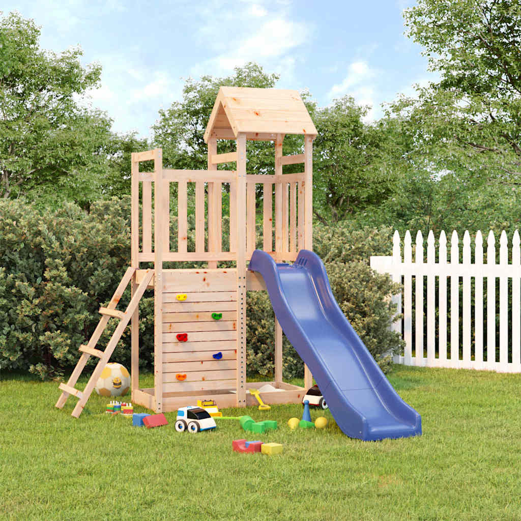 Spielturm Massivholz Kiefer
