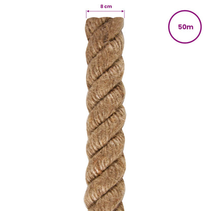 Juteseil 50 m Länge 8 mm Stärke