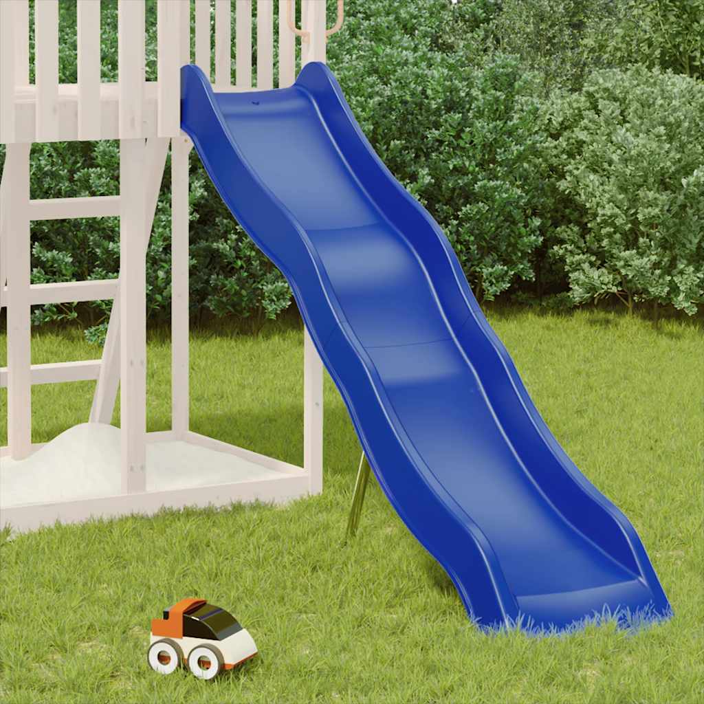 Kinderrutsche Blau 210x40 cm Polypropylen