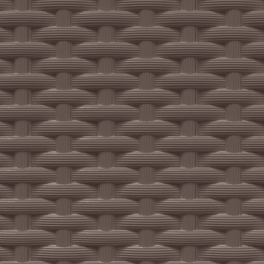 Pflanzkübel 2 Stk. Braun 30x30x37 cm Polypropylen