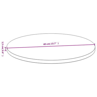 Tischplatte Ø40x1,5 cm Bambus