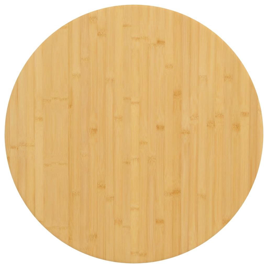 Tischplatte Ø70x2,5 cm Bambus