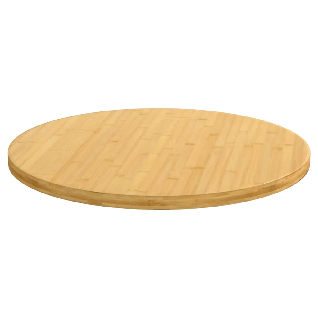 Tischplatte Ø90x2,5 cm Bambus