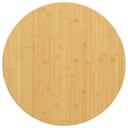 Tischplatte Ø70x4 cm Bambus