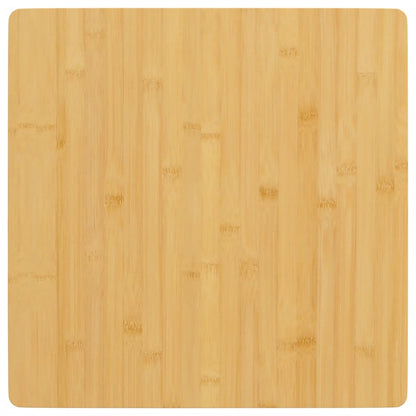 Tischplatte 50x50x2,5 cm Bambus