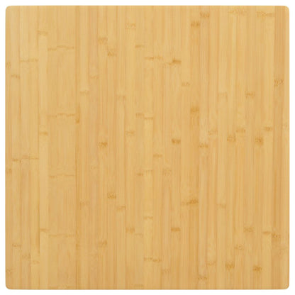 Tischplatte 70x70x2,5 cm Bambus