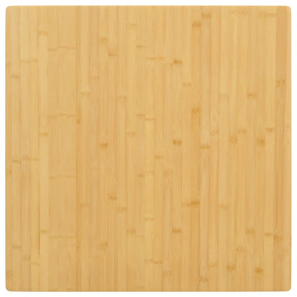 Tischplatte 80x80x2,5 cm Bambus