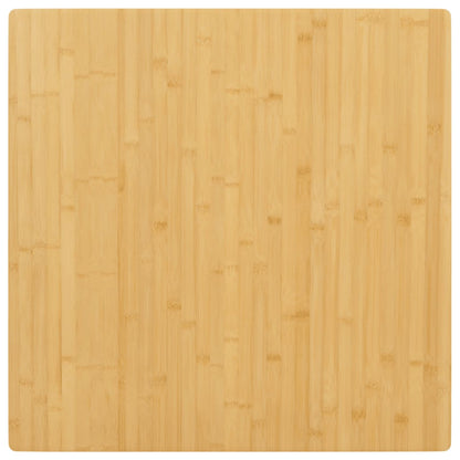 Tischplatte 90x90x2,5 cm Bambus