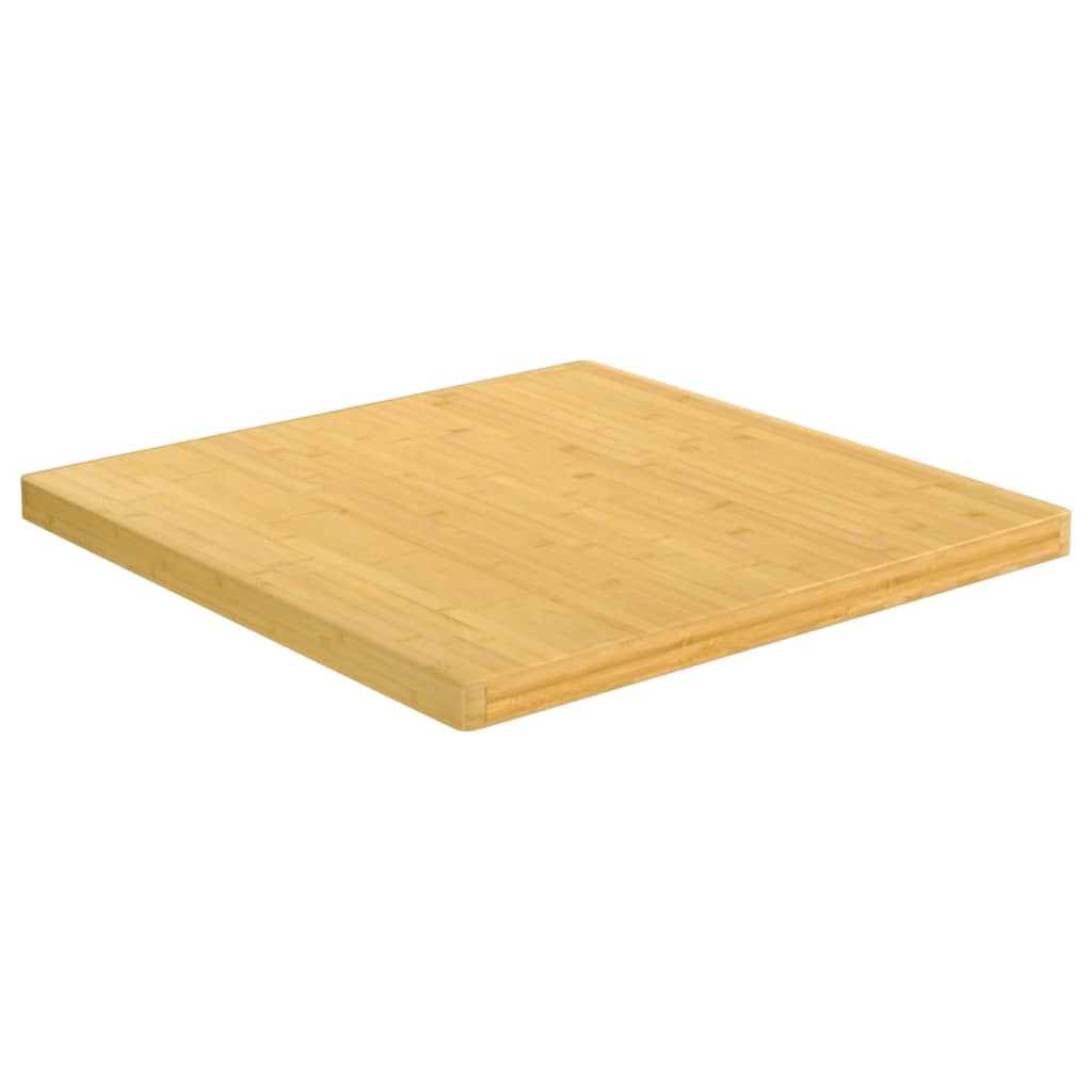 Tischplatte 70x70x4 cm Bambus