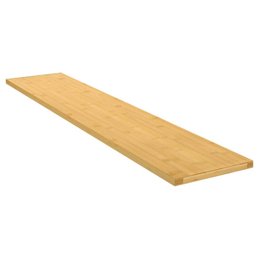 Étagère murale 100x20x1,5 cm en bambou