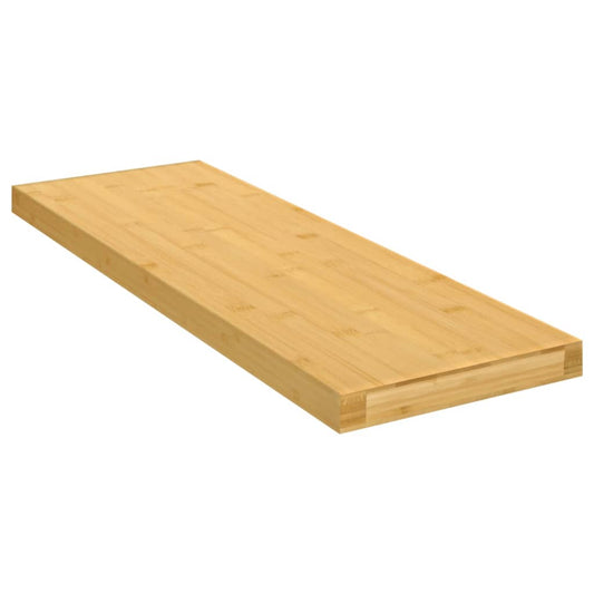 Wall shelf 60x20x2.5 cm bamboo