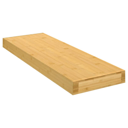 Wall shelf 60x20x4 cm bamboo