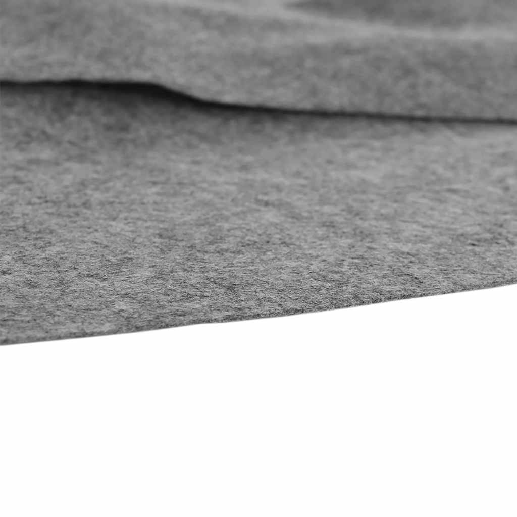 Pool-Bodentuch Hellgrau Ø428 cm Polyester Geotextil