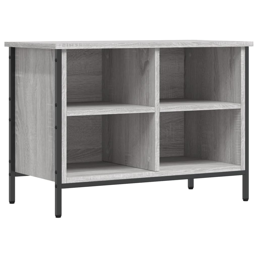 Étagère à chaussures gris Sonoma 69x35x50 cm en bois