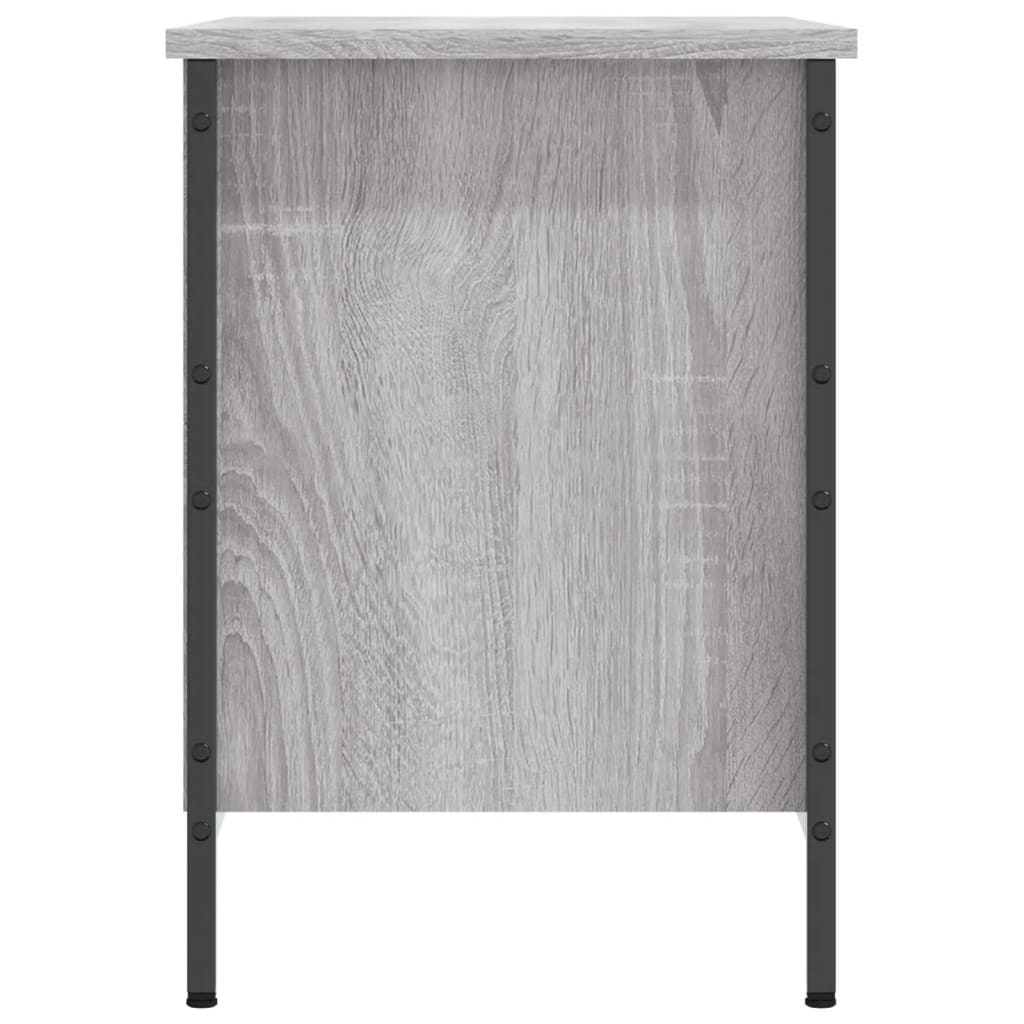 Étagère à chaussures gris Sonoma 69x35x50 cm en bois