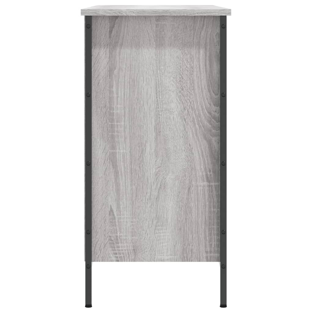 Étagère à chaussures gris Sonoma 100x35x70 cm en bois