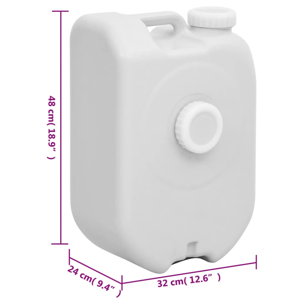 Wassertank Tragbar 24 L Grau