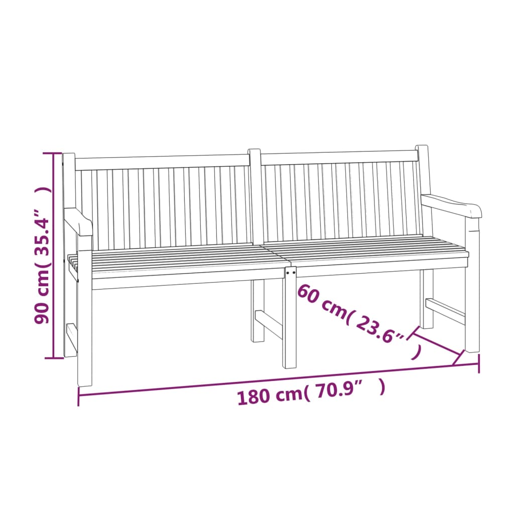 5-tlg. Garten-Essgruppe Massivholz Teak