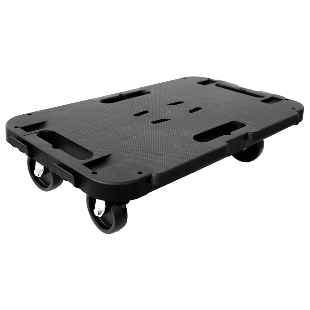 Transportroller 3 Stk. Schwarz Polypropylen 300 kg